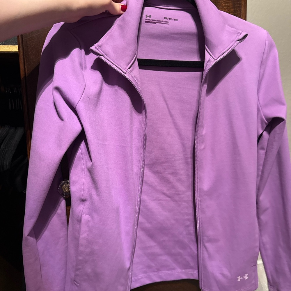 Under Armour XSMALL Lavender Full-Zip Athletic Jacket
